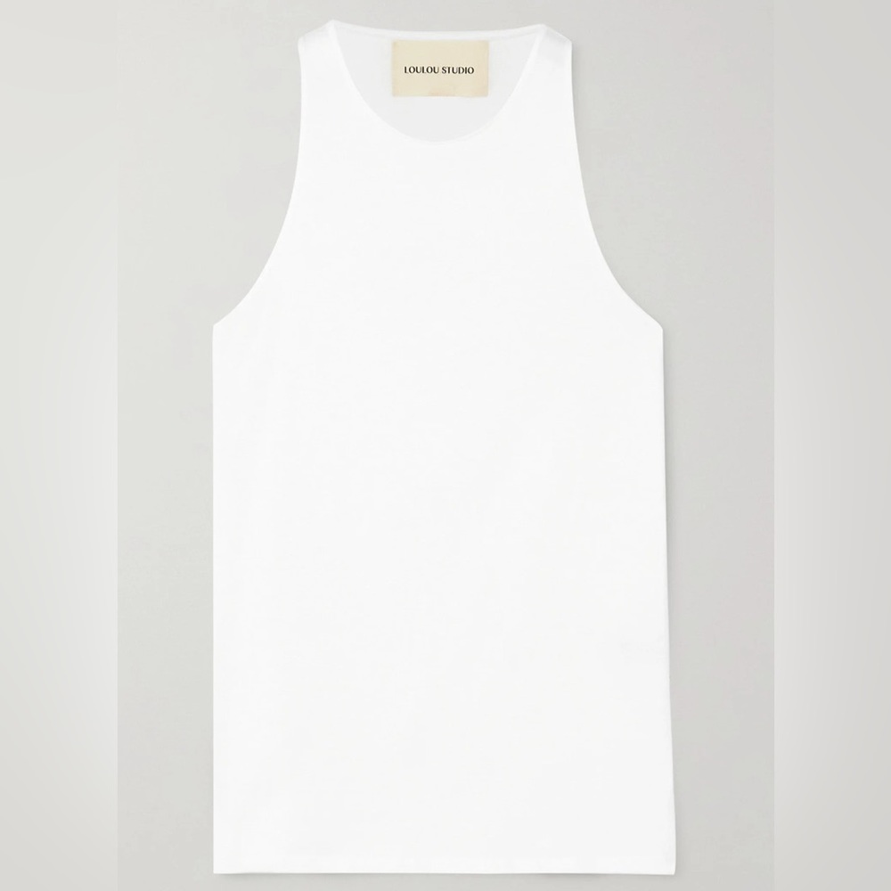 Loulou Studio Mahina Cotton Tank